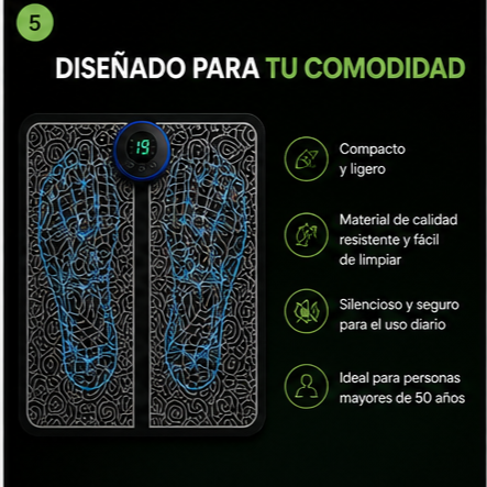 FootRelief Pro – Masajeador de Pies por Estimulación EMS