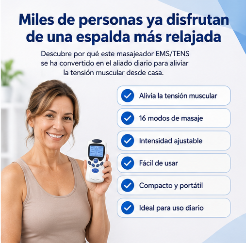 Electrofisico TENS ™ con tecnología EMS