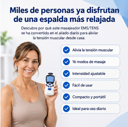 Electrofisico TENS ™ con tecnología EMS