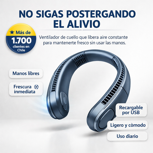 Ventilador AirFlow Neck™ RECARGABLE