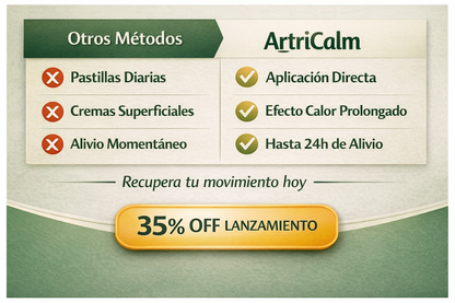 TRATAMIENTO COMPLETO ARTRICALM™ – 36 DÍAS DE ALIVIO