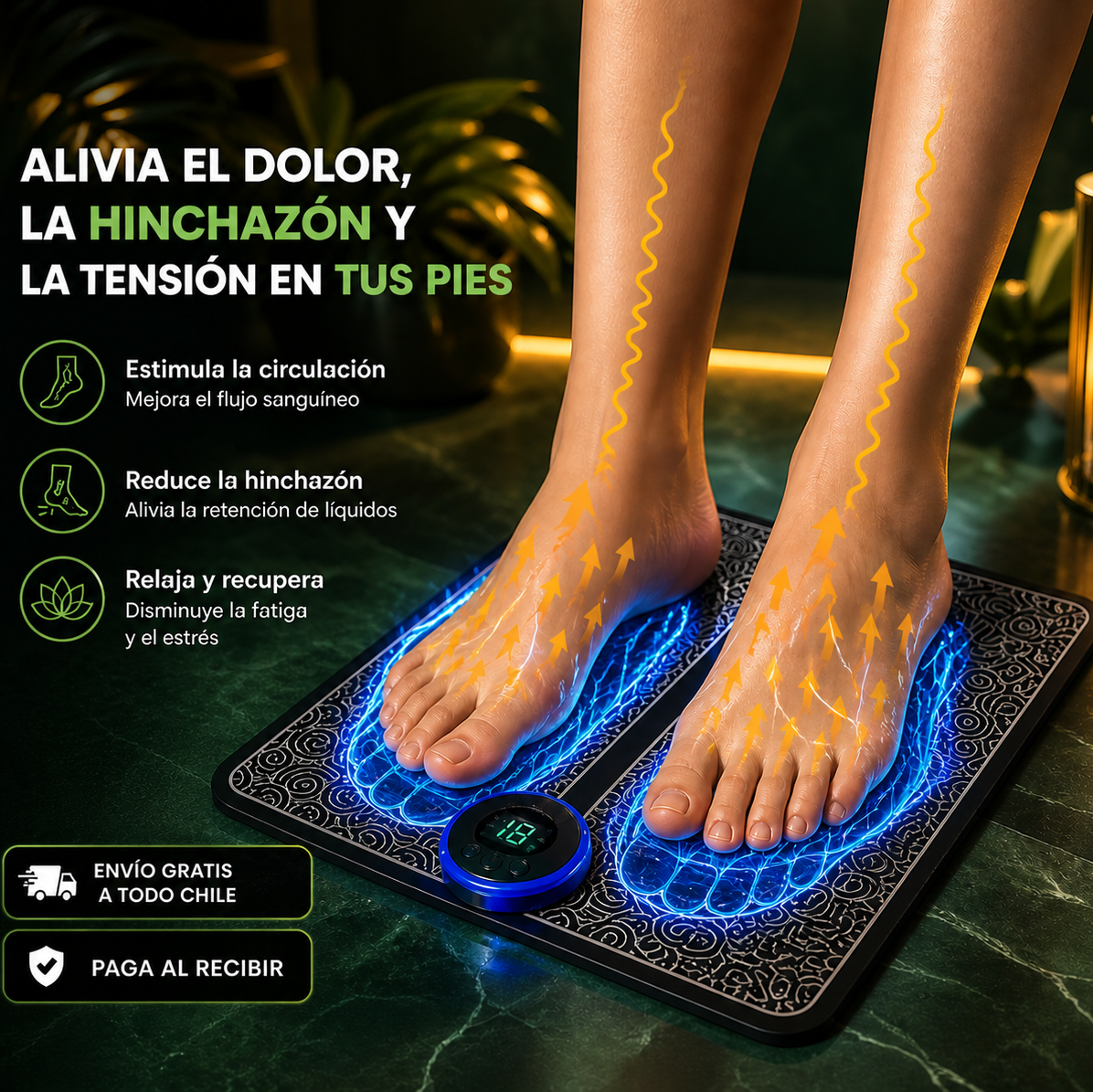 FootRelief Pro – Masajeador de Pies por Estimulación EMS