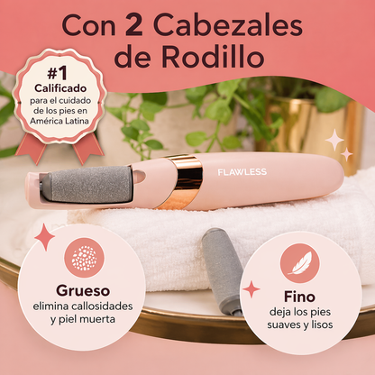 DermaFeet Pro™ Lima Eléctrica Recargable