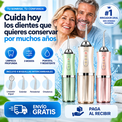 AquaDent™  Limpieza entre dientes con el poder del agua