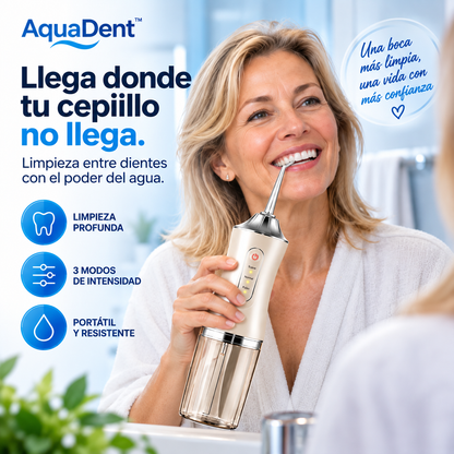 AquaDent™  Limpieza entre dientes con el poder del agua