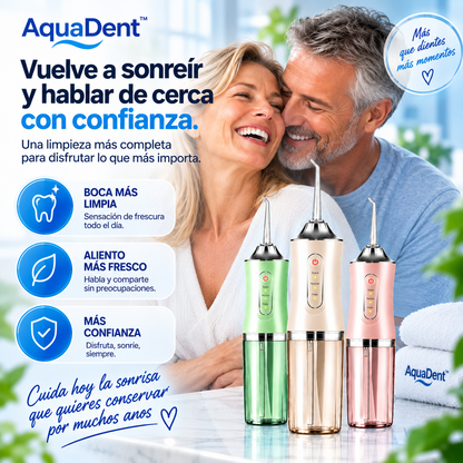 AquaDent™  Limpieza entre dientes con el poder del agua